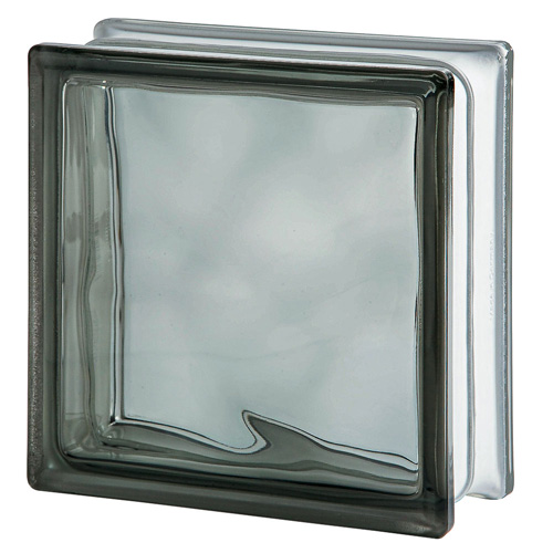 Grey color glass block