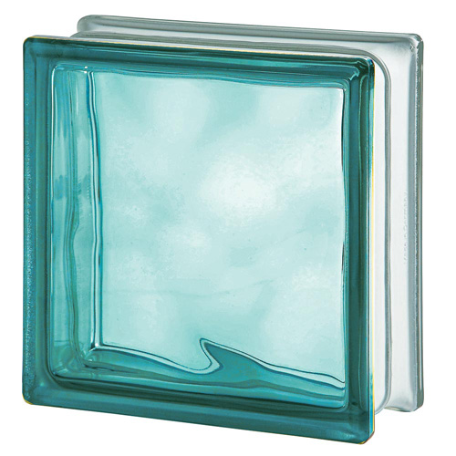 Basic turquois glass block