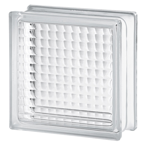 cross small pattern glass block