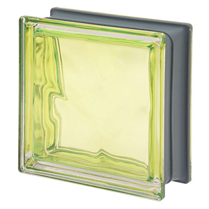 new color collection kiwi glass block