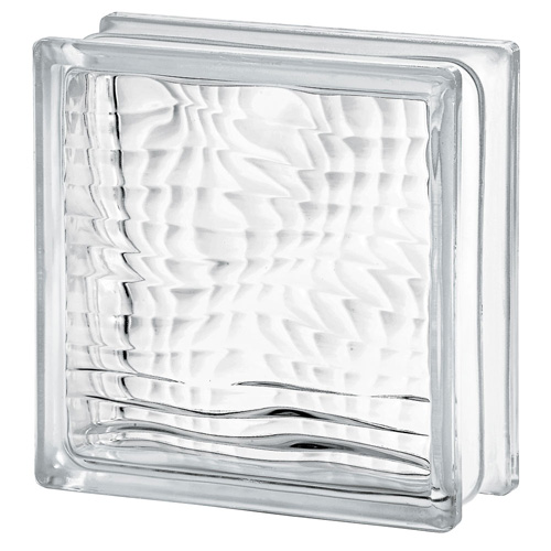 Optical pattern glass block