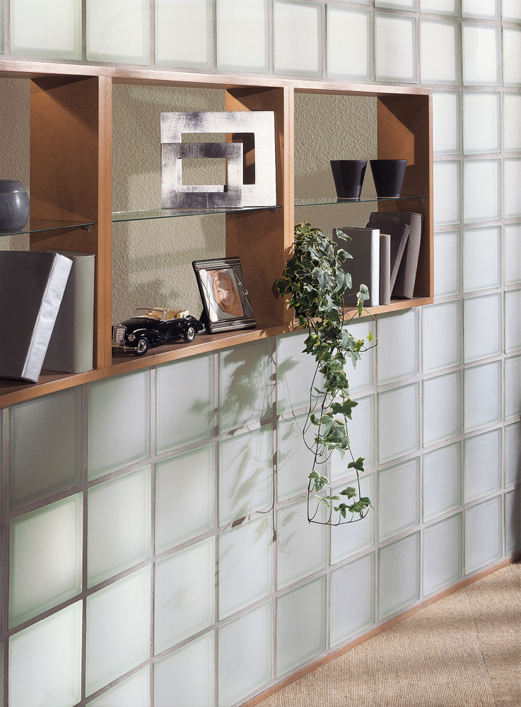 Pegasus Neutro Satin glass block build sample