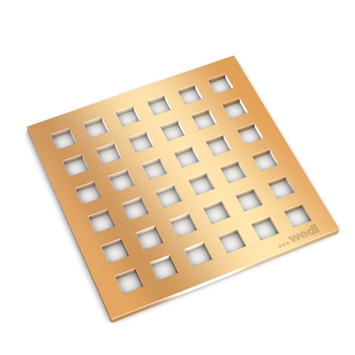 wedi primo lingo polished gold drain cover