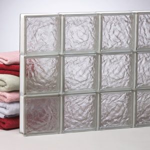 Ice Pattern Premade Glass Block Window, no vent